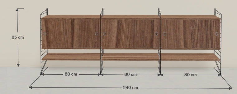 Medidas del producto String System | Living room_F