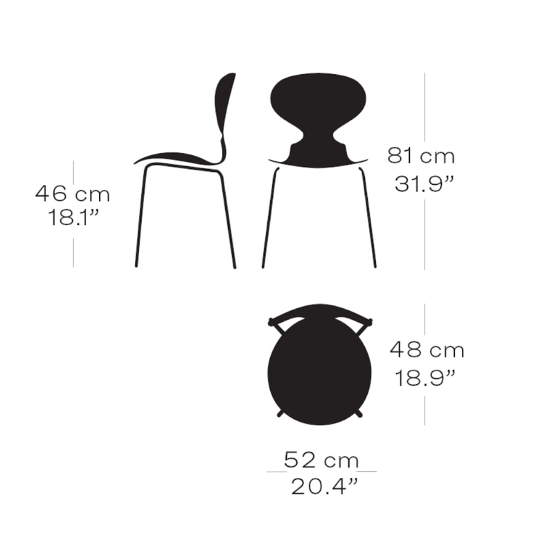 Medidas del producto Silla Ant