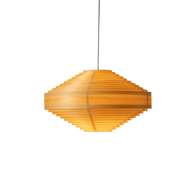 Lámpara colgante de madera natural con diseño escandinavo