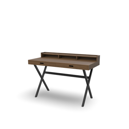 Roble manchado | Metal negro