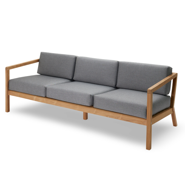 Sillón de exterior Virkelyst 3 plazas