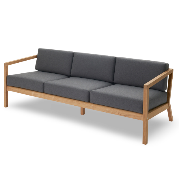 Sillón de exterior Virkelyst 3 plazas