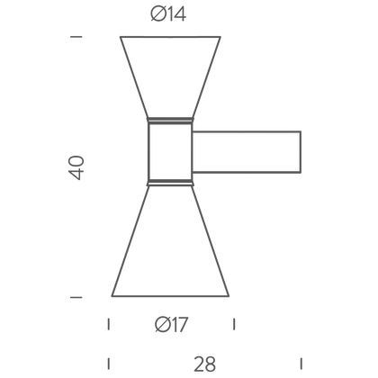 Ø17 / Blanco lavado