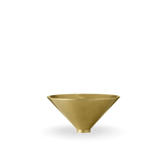 Jarrón Taper Bowl | Latón