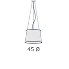 Diametro 45  Ø / Marrón / LED no regulable