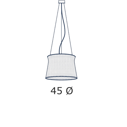 Diametro 45  Ø / Marrón / LED no regulable