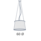 Diametro 60  Ø / Marrón / LED no regulable