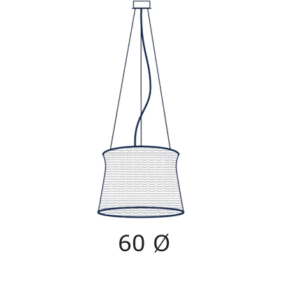 Diametro 60  Ø / Marrón / LED no regulable