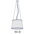 Diametro 90  Ø / Marrón / LED no regulable