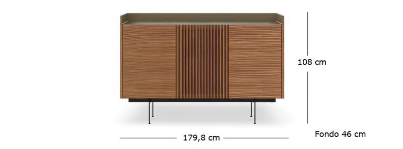 Medidas del producto Alacena Stockholm STH334