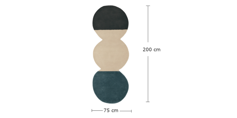 Medidas del producto Alfombra Pearls Runner 3