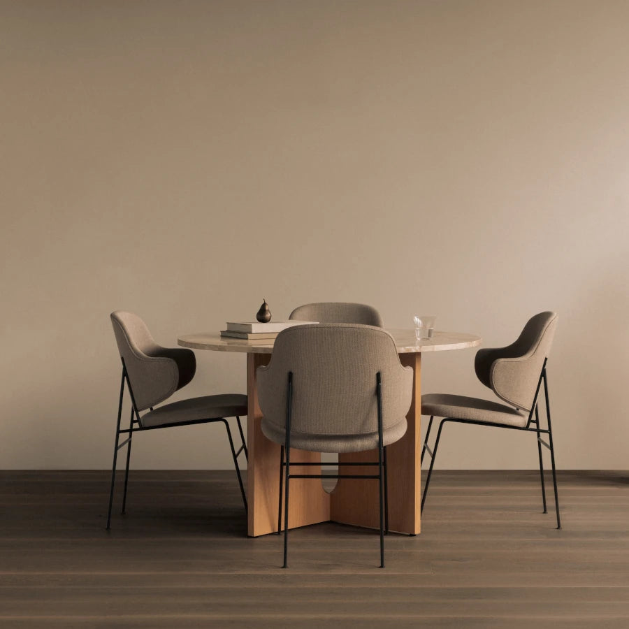 Mesa de comedor redonda Androgyne | Mármol