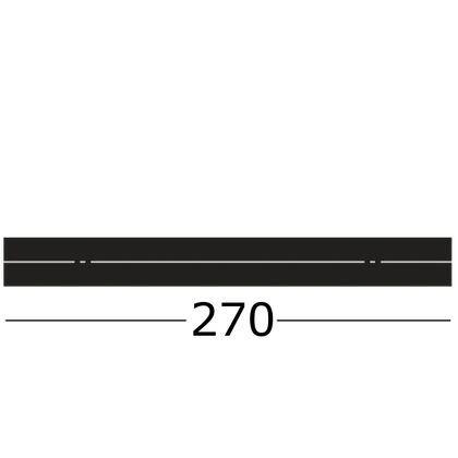 270 x 94 cm