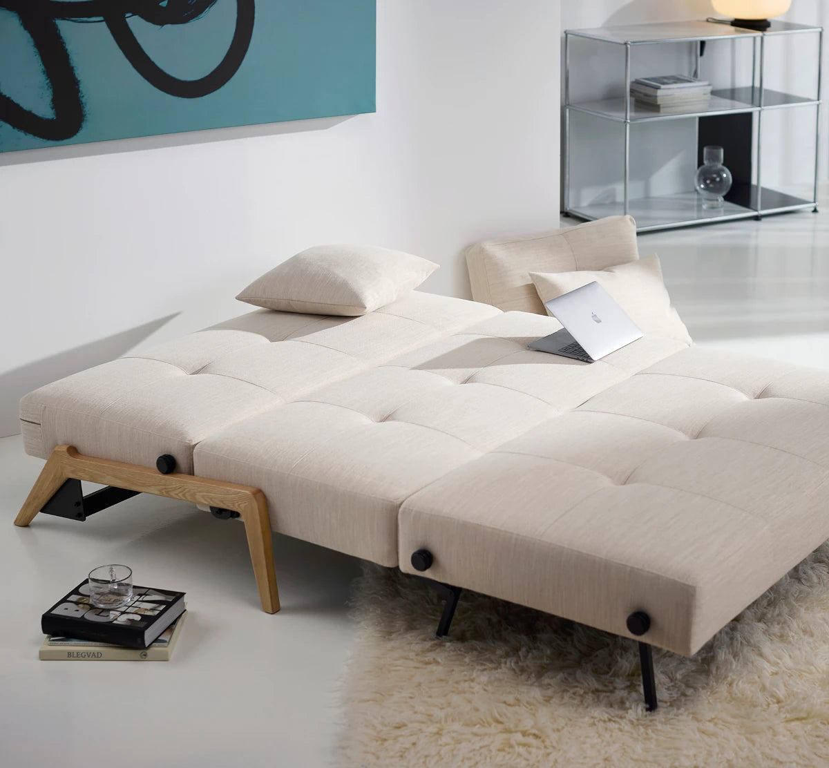 Sofá cama Cubed Oak