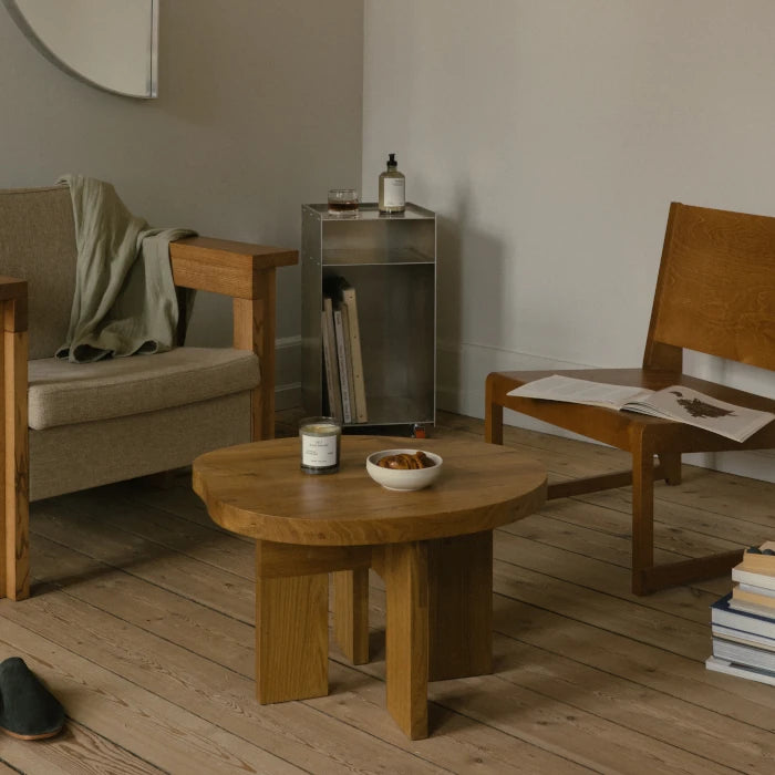 Sillón Symmetry  Lounge Chair | Ash Wood / Oat Fabric