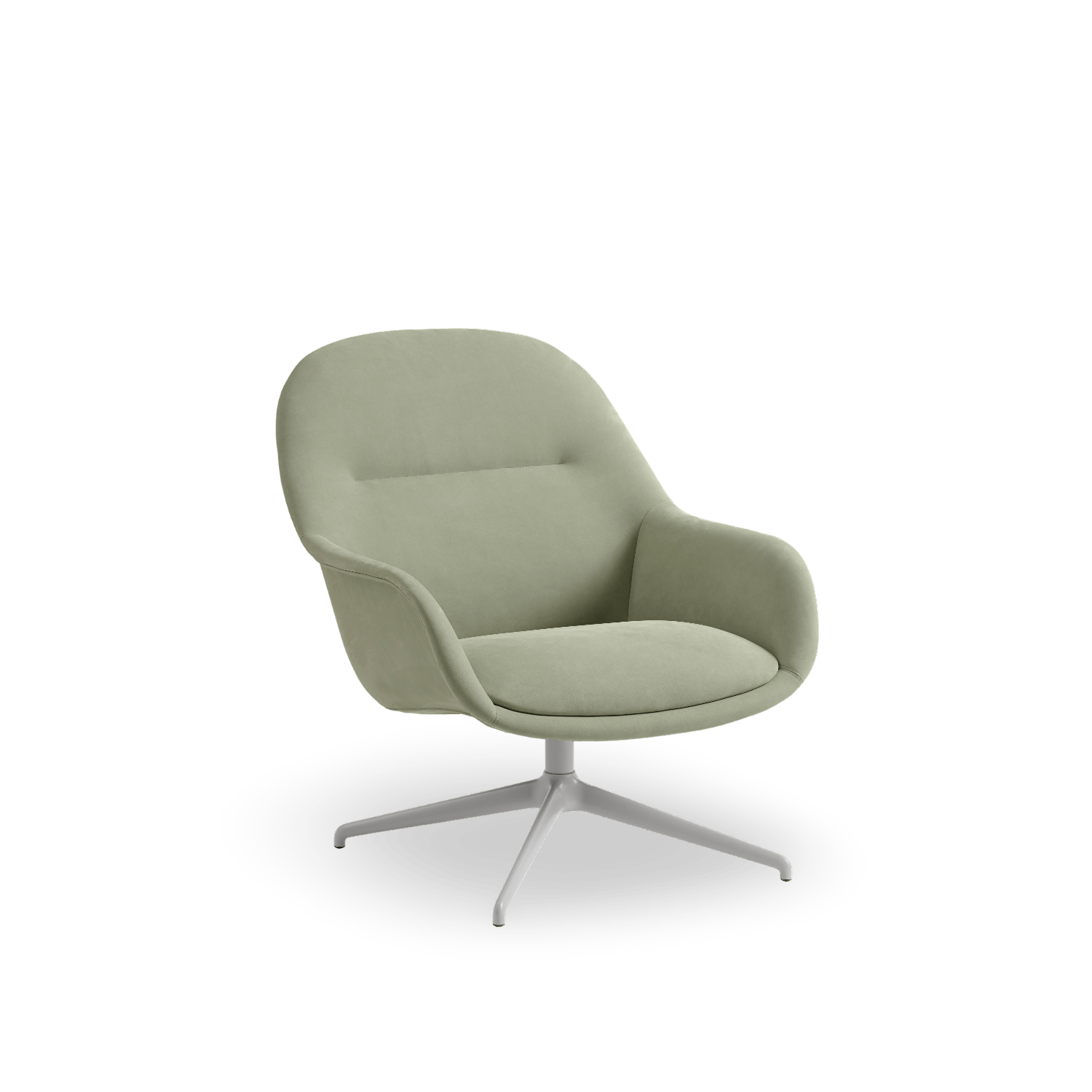 Fiber Lounge Swivel Armchair