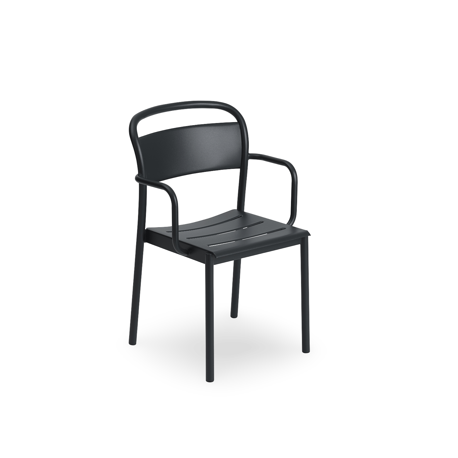 Silla con brazos Linear Steel Armchair