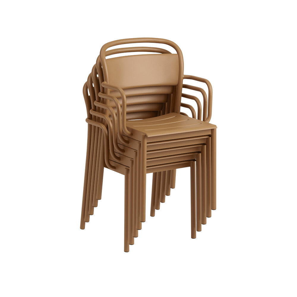 Silla con brazos Linear Steel Armchair