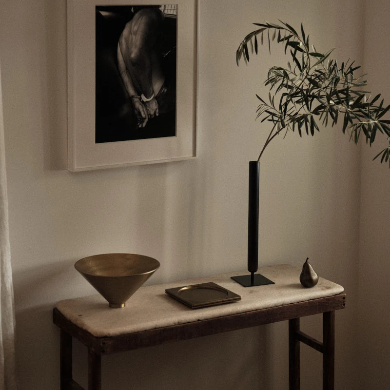Jarrón Taper Bowl | Latón