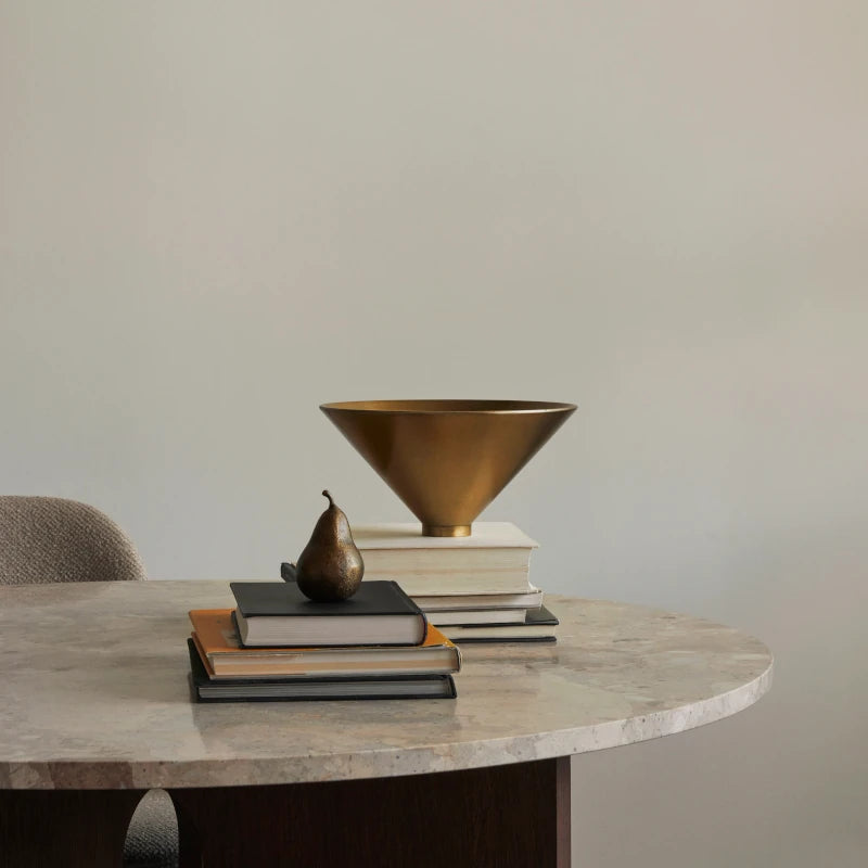 Jarrón Taper Bowl | Latón