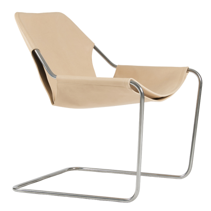 Beige / Acero inoxidable pulido