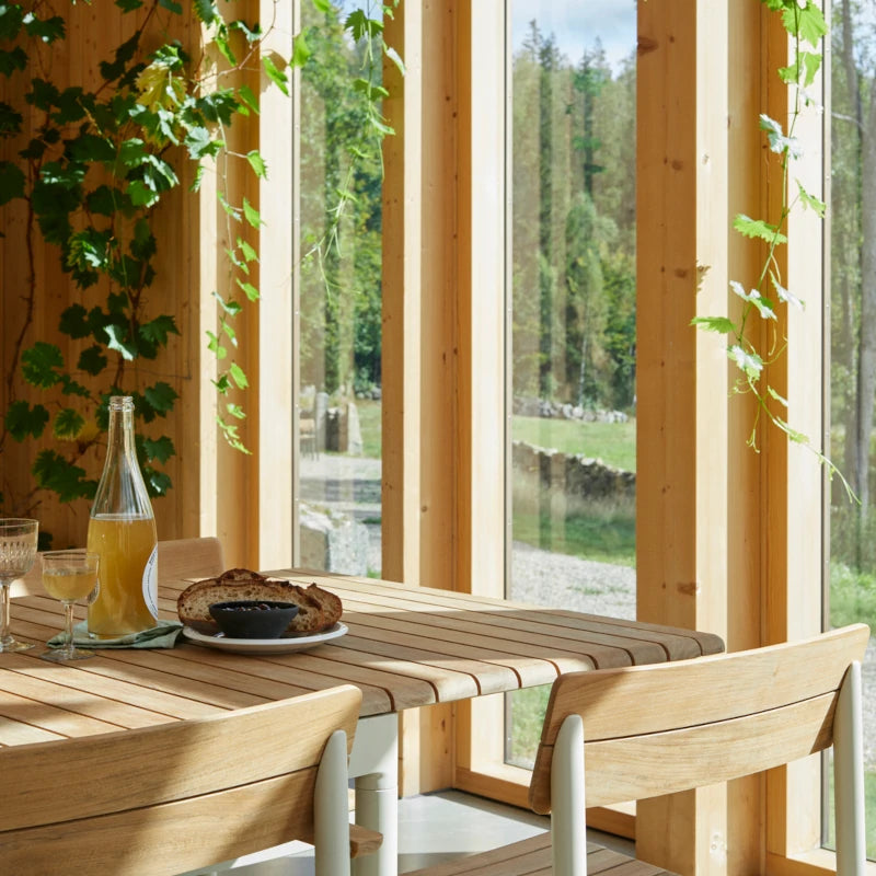 Mesa de comedor de exterior Pelagus Extensible