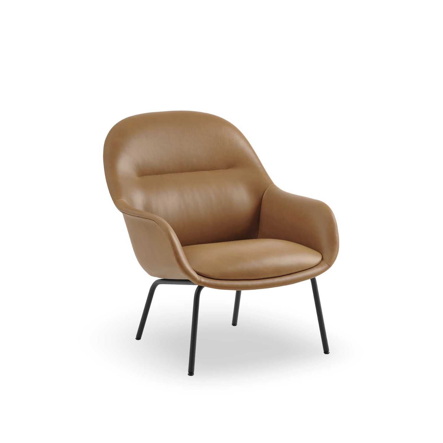 Fiber Lounge Tube Base Armchair