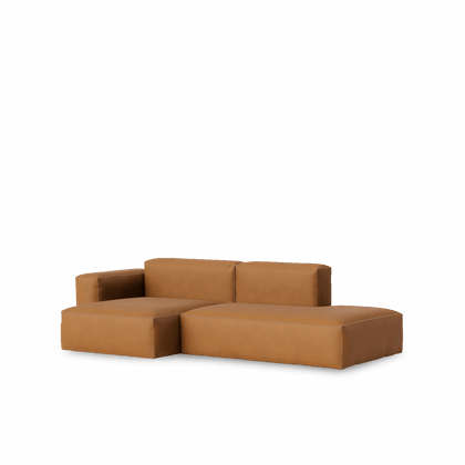 Sense Cognac (Piel) - Costura Beige