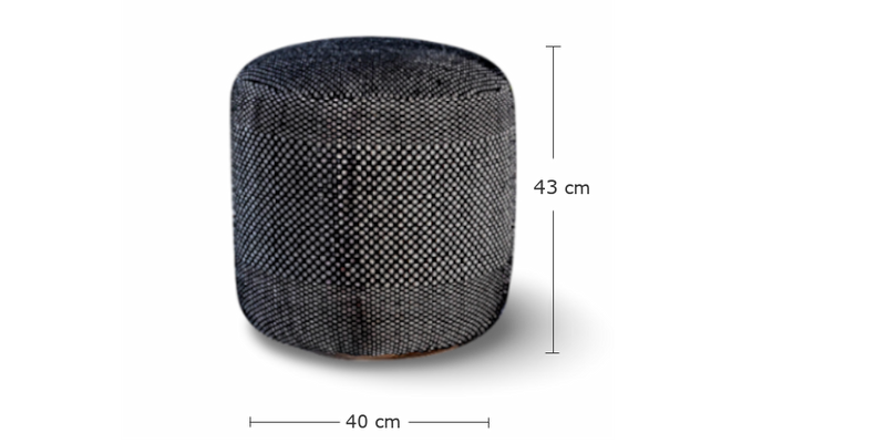 Medidas del producto Pouf de exterior Tres S