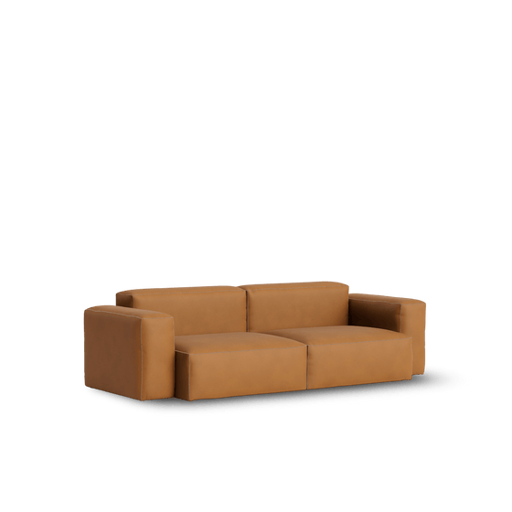 Sense Cognac (Piel) - Costura Beige