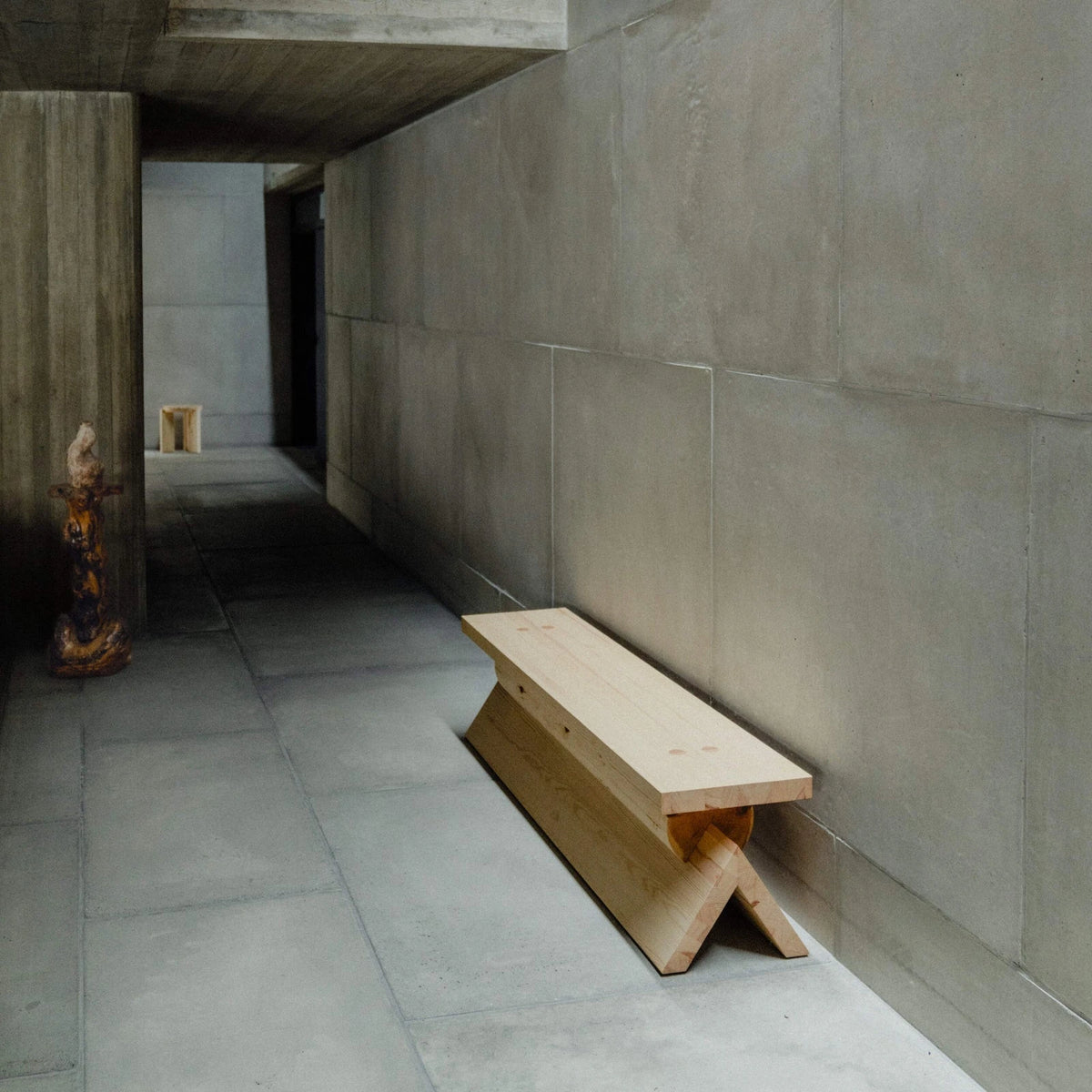 Comprar banco de madera natural de estilo escandinavo