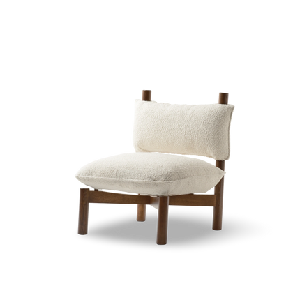 Nogal | Kvadrat Elle blanco