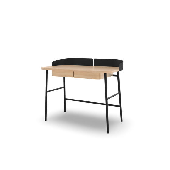 Metal negro | Roble natural