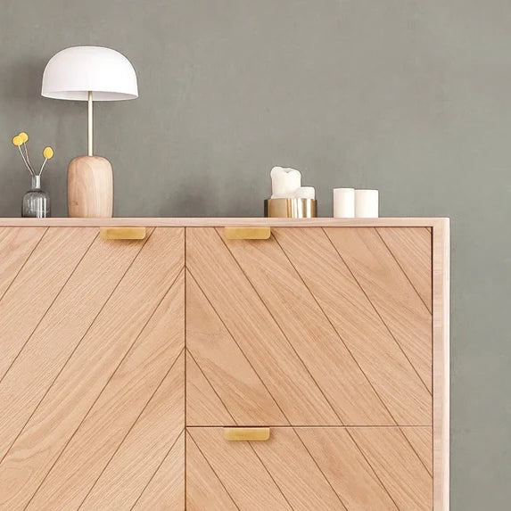 Aparador de diseño contemporáneo en madera natural