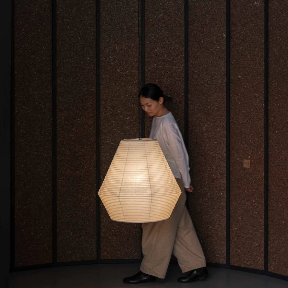 Lámpara de techo artesanal de diseño japonés