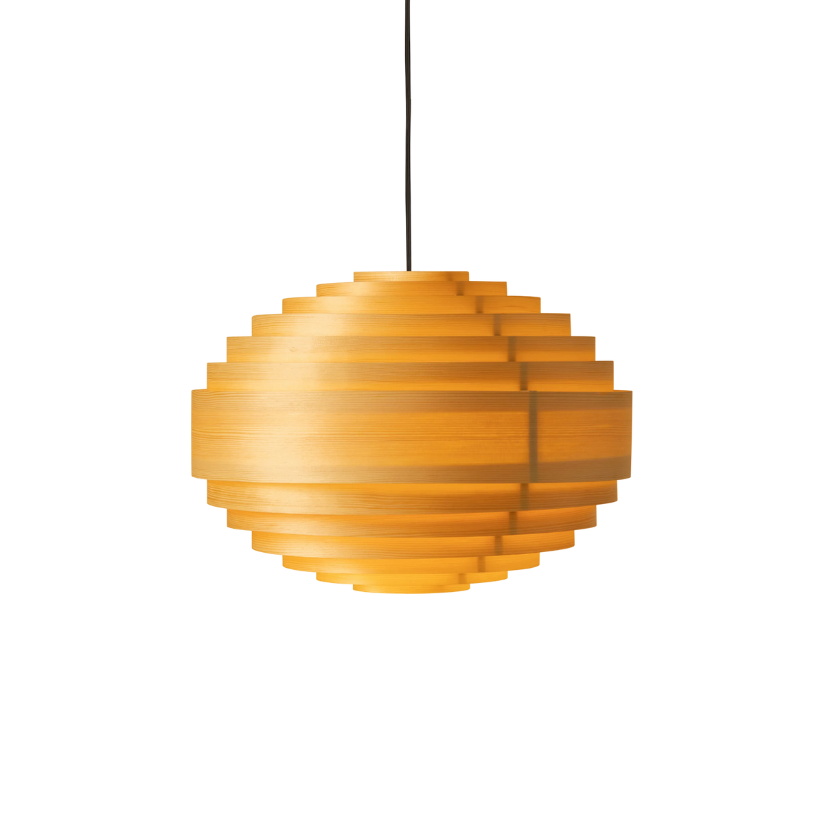 Lámpara de techo decorativa de madera natural con diseño atemporal