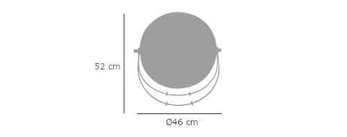 Medidas del producto Lámpara de suelo Eclipse