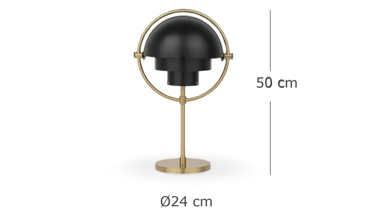 Medidas del producto Lámpara de mesa multi-lite