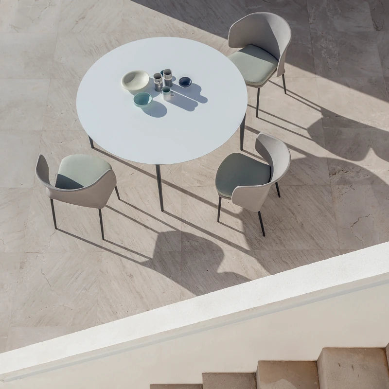Mesa comedor circular Nude | Exterior