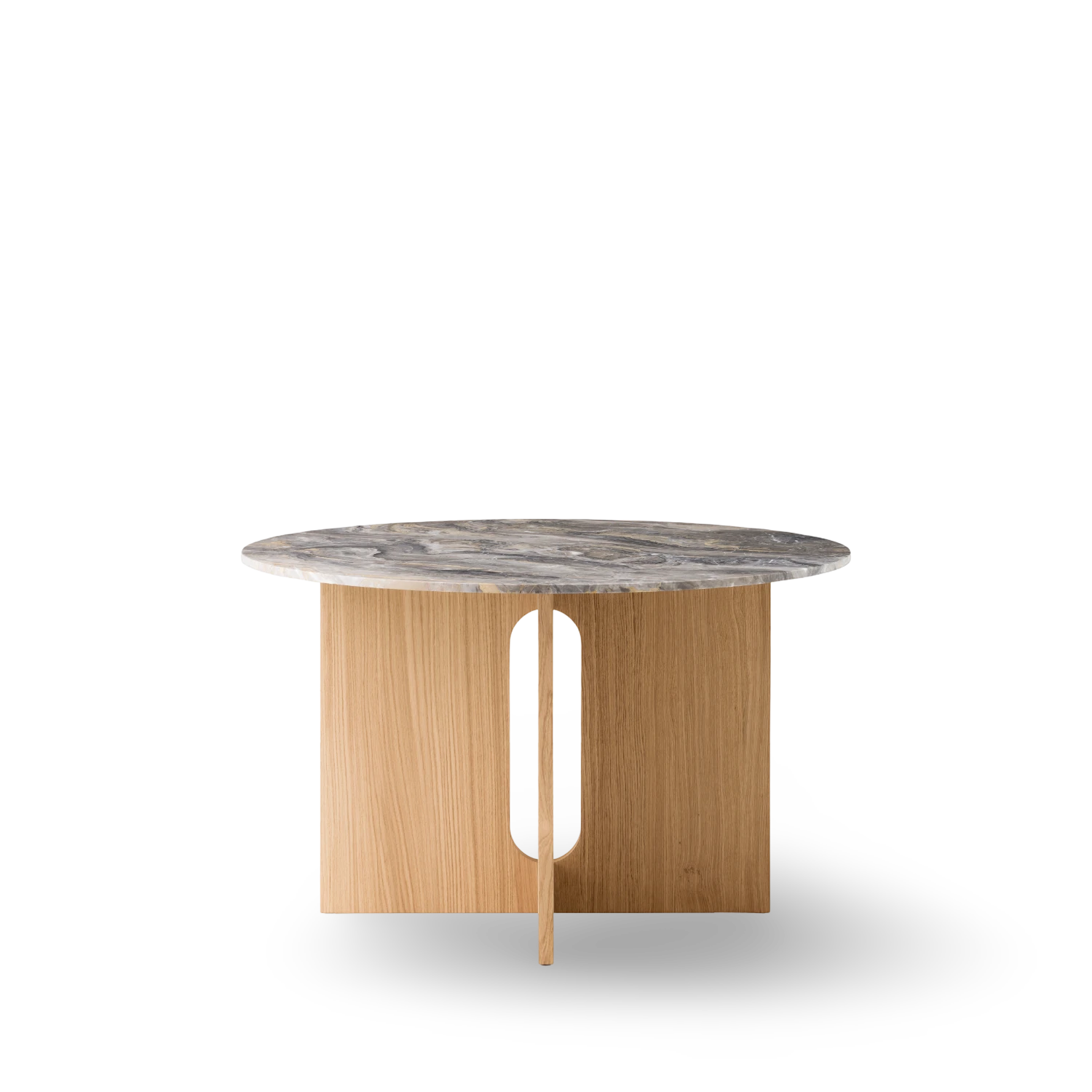 Mesa de comedor redonda Androgyne | Mármol