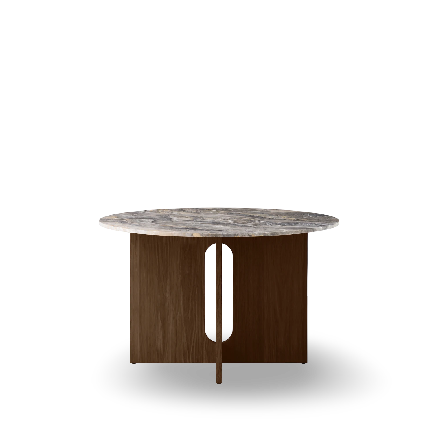 Mesa de comedor redonda Androgyne | Mármol