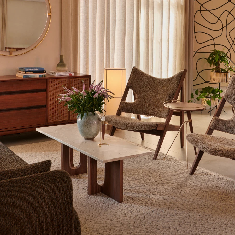Mesa de centro Androgyne Lounge | Mármol y madera