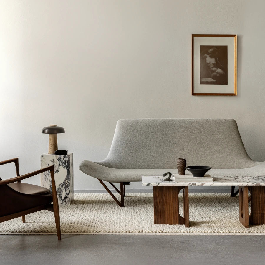 Mesa de centro Androgyne Lounge | Mármol y madera