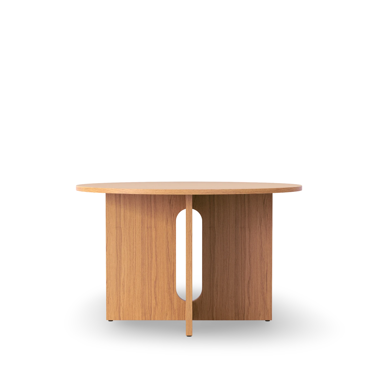 Mesa de comedor redonda Androgyne | Madera