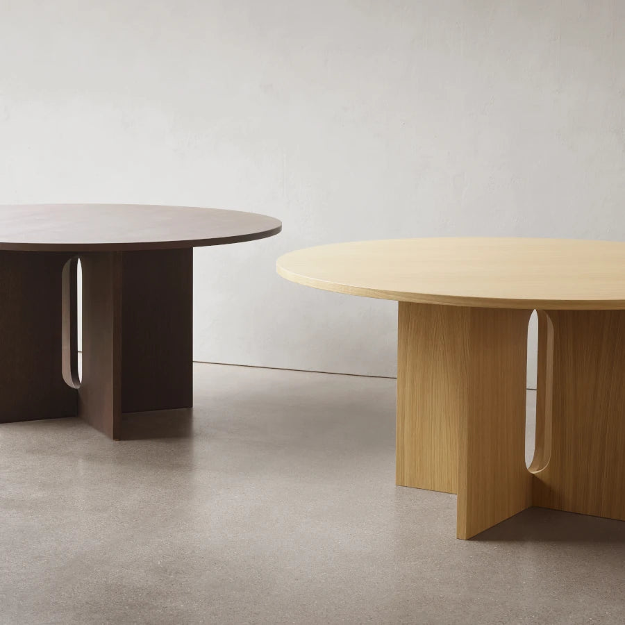 Mesa de comedor redonda Androgyne | Madera