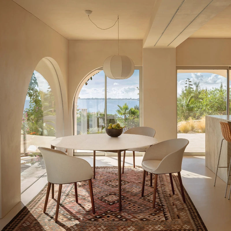 Mesa comedor circular Nude | Exterior
