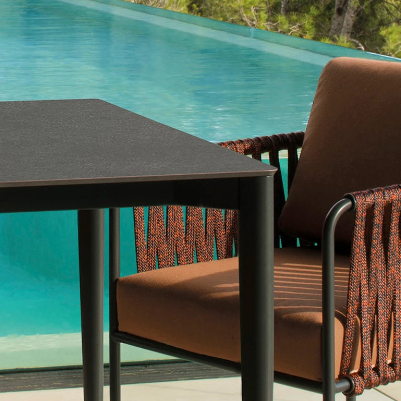 Mesa comedor cuadrada Nude | Exterior
