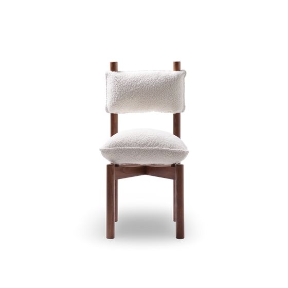 Nogal | Kvadrat Elle blanco